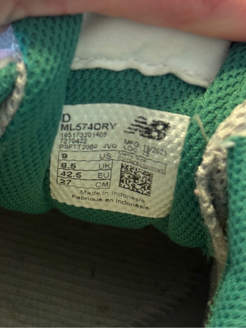 New Balance 574 Rugged Multicolor Sneakers Mens Size 9 read info - Picture 12 of 12